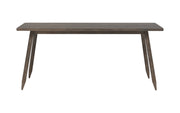 Rasavati: Mango Wood 6 Seater Dining Table With Cone Legs