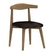 Upavistha: Mango Wood Dining Chair Cone Legs