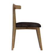 Upavistha: Mango Wood Dining Chair Cone Legs