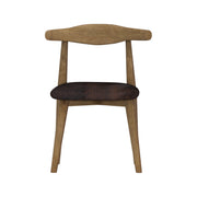 Upavistha: Mango Wood Dining Chair Cone Legs