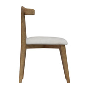 Upavistha: Mango Wood Dining Chair Cone Legs