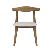 Upavistha: Mango Wood Dining Chair Cone Legs