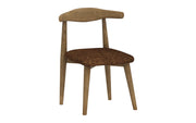 Upavistha: Mango Wood Dining Chair Cone Legs