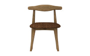 Upavistha: Mango Wood Dining Chair Cone Legs