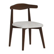 Upavistha: Mango Wood Dining Chair Cone Legs