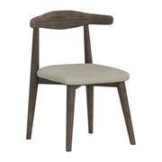 Upavistha: Mango Wood Dining Chair Cone Legs