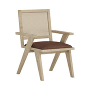 Paryanka: Mango Wood Dining Chair With Cane
