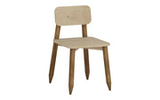 Dyuti: Mango Wood 2 Tone Dining Chair