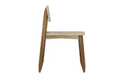 Dyuti: Mango Wood 2 Tone Dining Chair