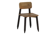 Dyuti: Mango Wood 2 Tone Dining Chair