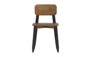 Dyuti: Mango Wood 2 Tone Dining Chair