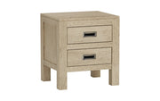 Nishtha: Mango Wood 2 Drawer Bed Side