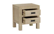 Nishtha: Mango Wood 2 Drawer Bed Side