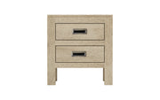 Nishtha: Mango Wood 2 Drawer Bed Side