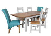 Anubhuti French Grey: 1.2 Extending Dining Table
