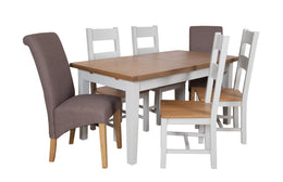 Anubhuti French Grey: 1.2 Extending Dining Table