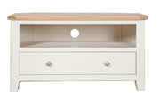 Anubhuti Ivory White: Corner TV Cabinet