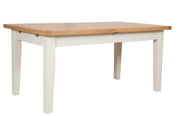 Anubhuti Ivory White: 1.6 Extending Dining Table
