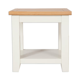Anubhuti Ivory White: Lamp Table