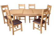Anubhuti Natural: 1.6 Extending Dining Table
