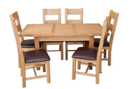 Anubhuti Natural: 1.2 Extending Dining Table