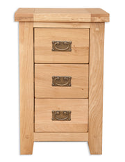 Anubhuti Natural: 3 Drawer Bedside Table