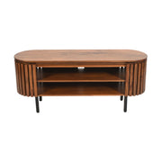Rekha Slatted Mango Wood TV Cabinet