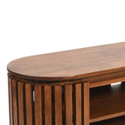 Rekha Slatted Mango Wood TV Cabinet