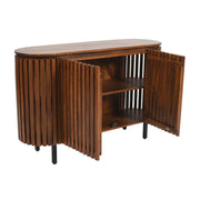 Rekha Slatted Mango Wood Large Sideboard