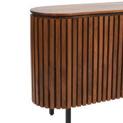 Rekha Slatted Mango Wood Large Sideboard