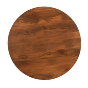 Rekha Slatted Mango Wood Round Coffee Table 80 cm