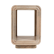 Rooh Carved Mango Wood Side Table