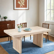 Rooh Carved Mango Wood Dining Table 6 Seater
